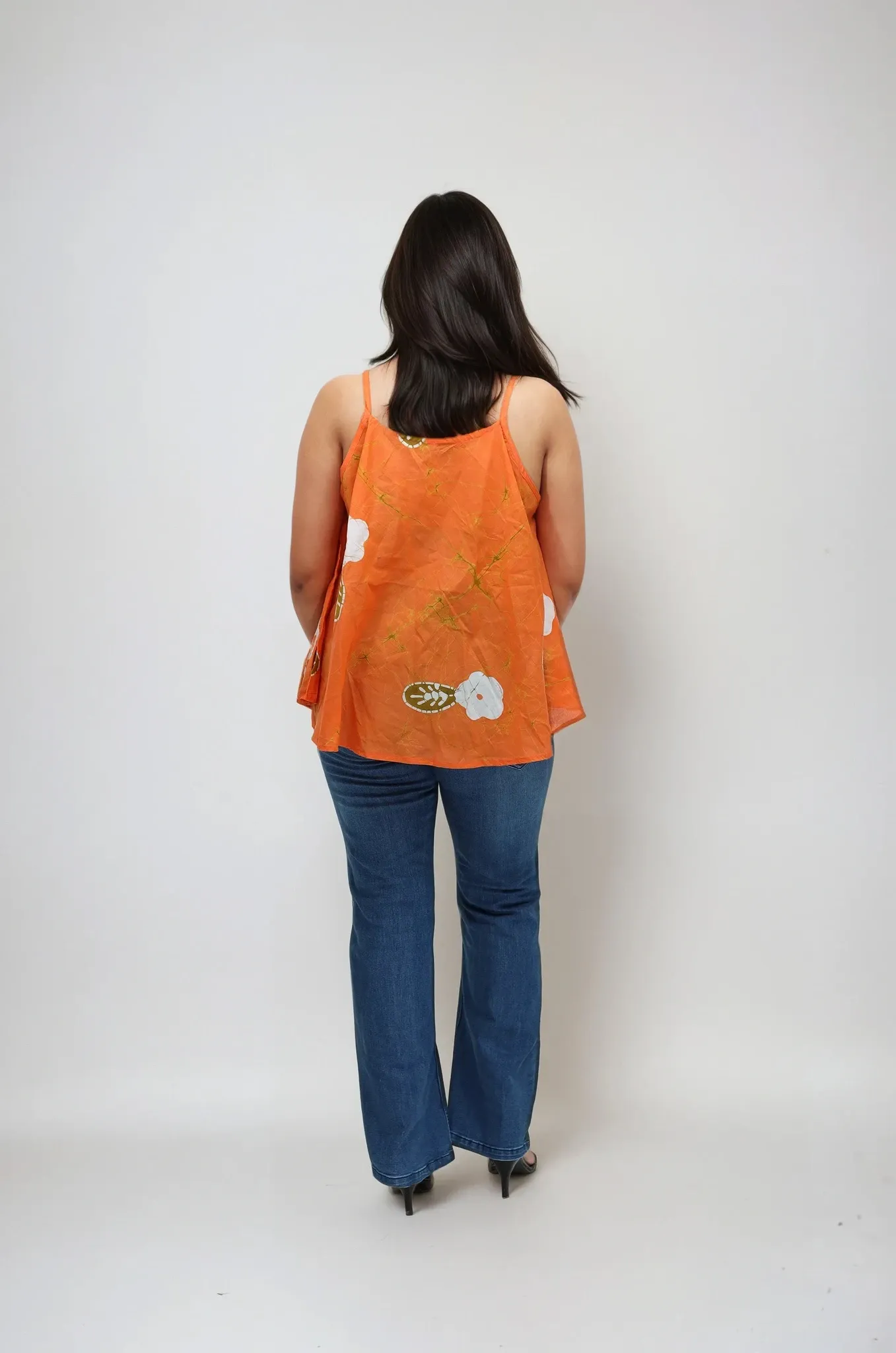 Hand Crafted Tropical Breeze Batik Top4